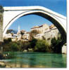 Türkische Brücke in Mostar ( Im Bildarchiv Marburg)